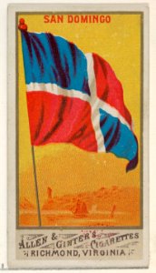 San Domingo, from Flags of All Nations, Series 1 (N9) for Allen & Ginter Cigarettes Brands MET DP831944