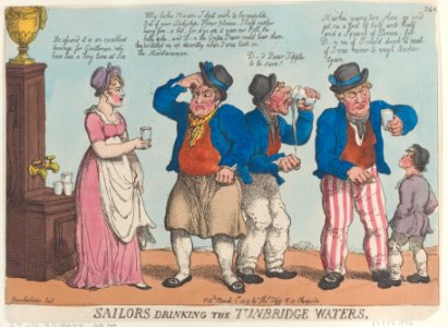 Sailors Drinking the Tunbridge Waters Met DP884791