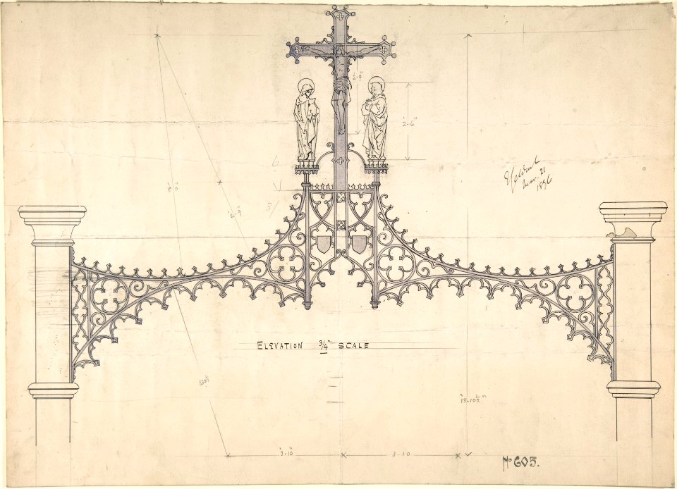 Rood and screen MET DP805684