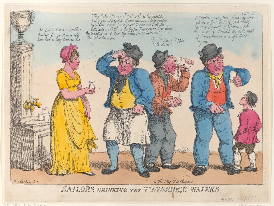 Sailors Drinking the Tunbridge Waters Met DP884792