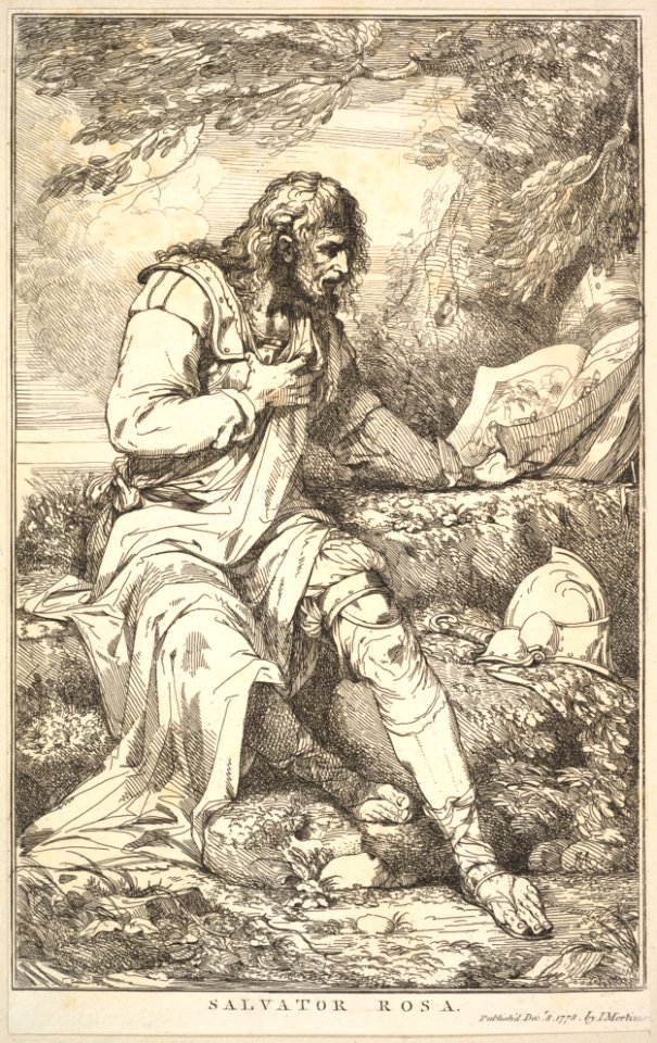 Salvator Rosa (from Fifteen Etchings Dedicated to Sir Joshua Reynolds) MET DP828487