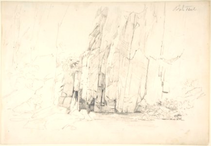 Rocks in the Bode Valley; verso- Small Landscape Studies MET DP803690