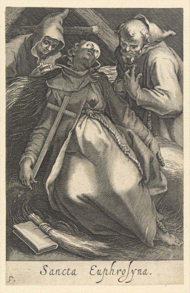 Sancta Euphrolyna, from the series Female Hermits MET DP210626
