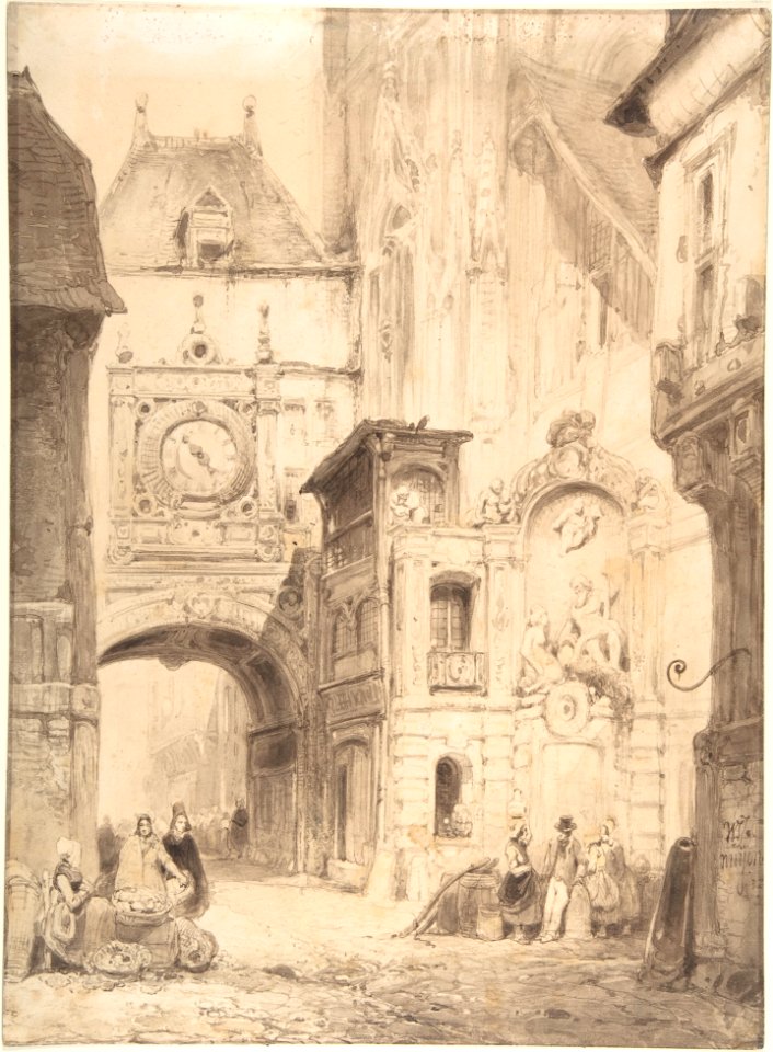 Rue du Gros Horloge, Rouen MET DP800950