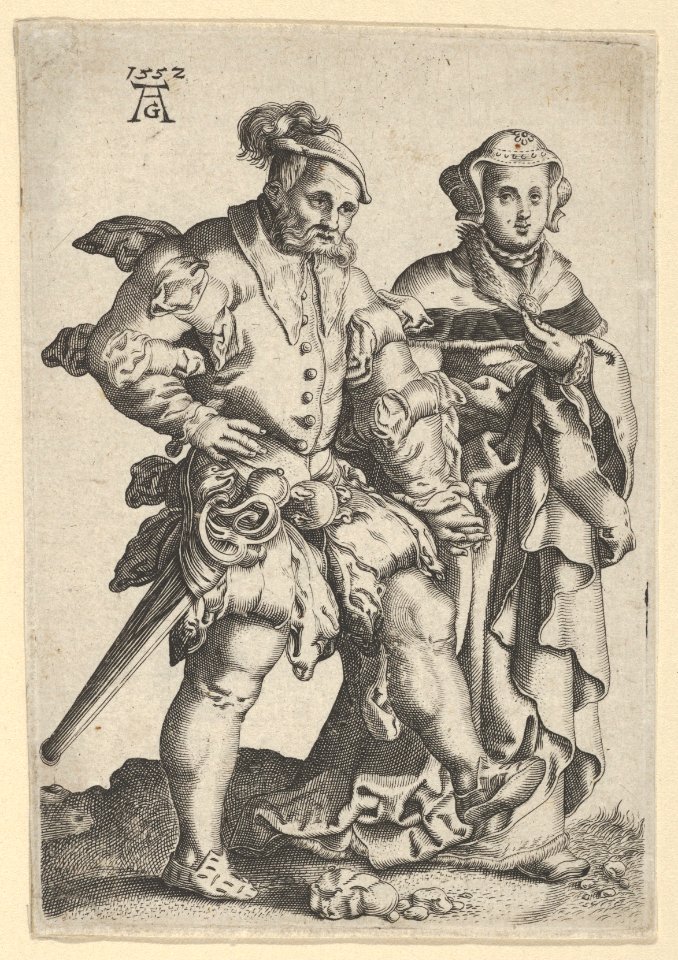 Reverse Copy of Dancing Couple, from The Small Wedding Dancers MET DP836745