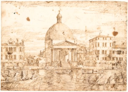 San Simeone Piccolo, Venice, Seen from the Grand Canal MET DP160896