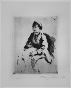 Robert Holding a Cat MET MM87606
