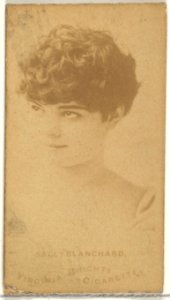 Sally Blanchard, from the Actors and Actresses series (N45, Type 1) for Virginia Brights Cigarettes MET DP828903