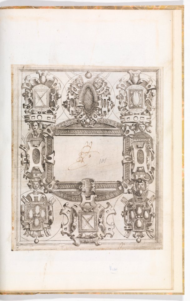 Rinceaux Panels, One Fontainebleau School Cartouche MET DP-1100-001