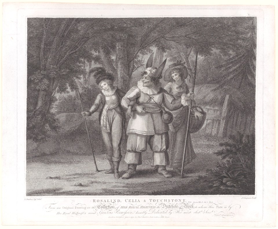 Rosalind, Celia & Touchstone Met DP886491