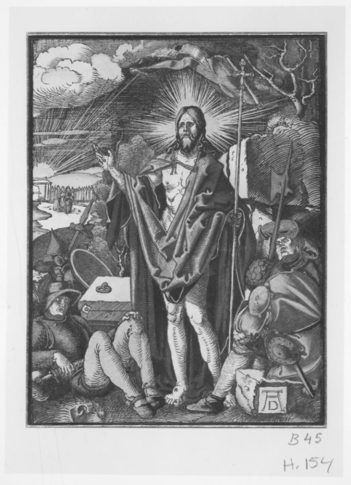 Resurrection, from the Small Woodcut Passion MET MM92605