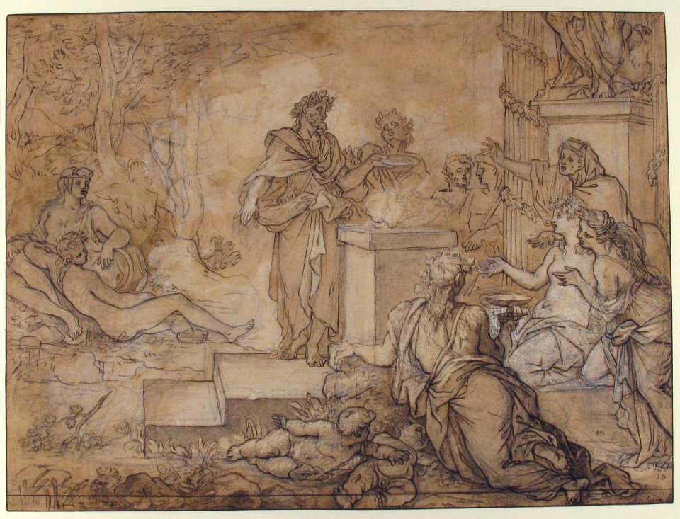 Sacrifice Offered before a Statue of Jupiter MET 64.196.2