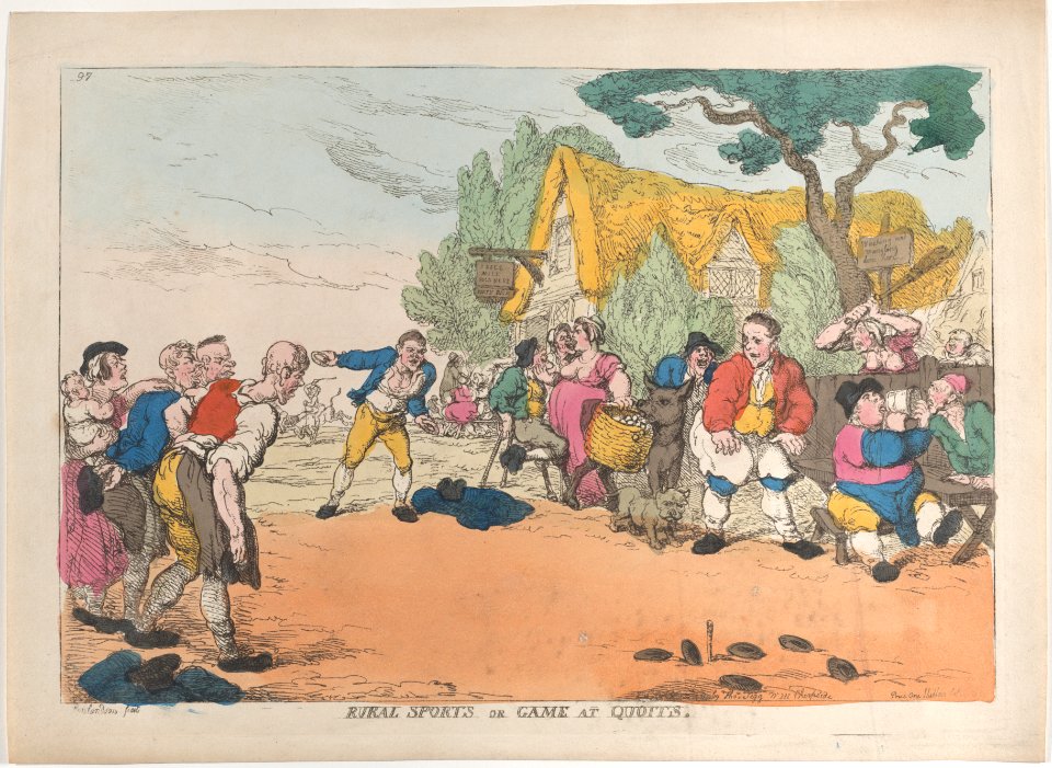 Rural Sports or Game at Quoits MET DP883778