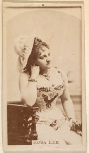 Rosa Lee, from the Actresses series (N245) issued by Kinney Brothers to promote Sweet Caporal Cigarettes MET DP858960