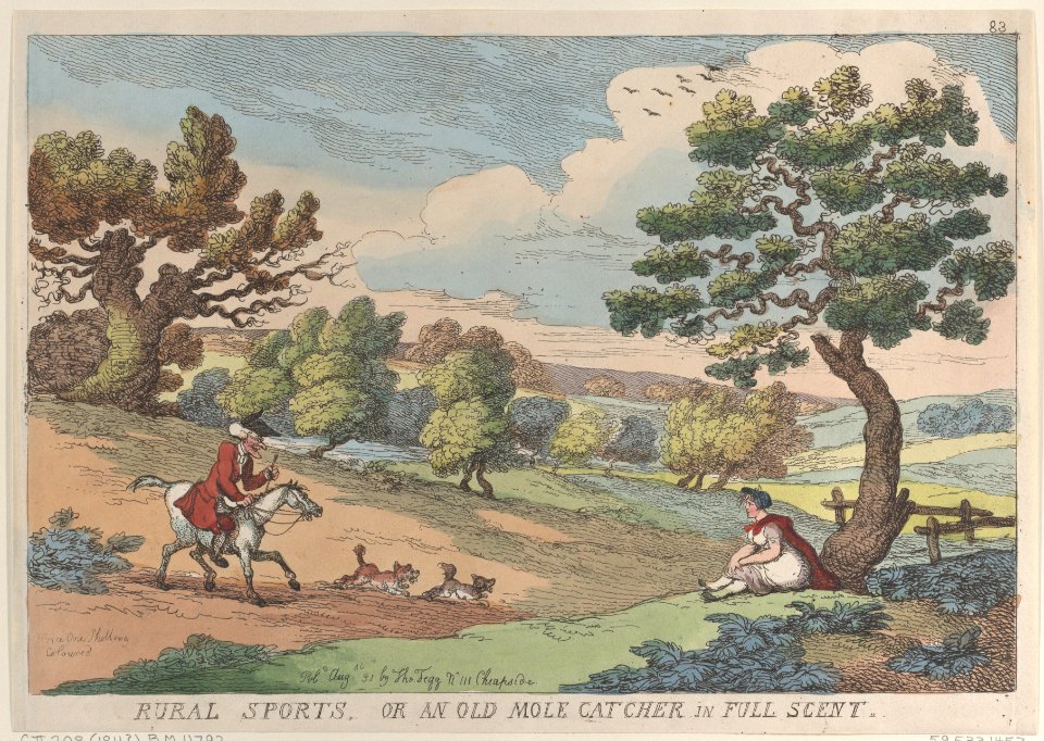 Rural Sports, or an Old Mole Catcher in Full Scent MET DP883767