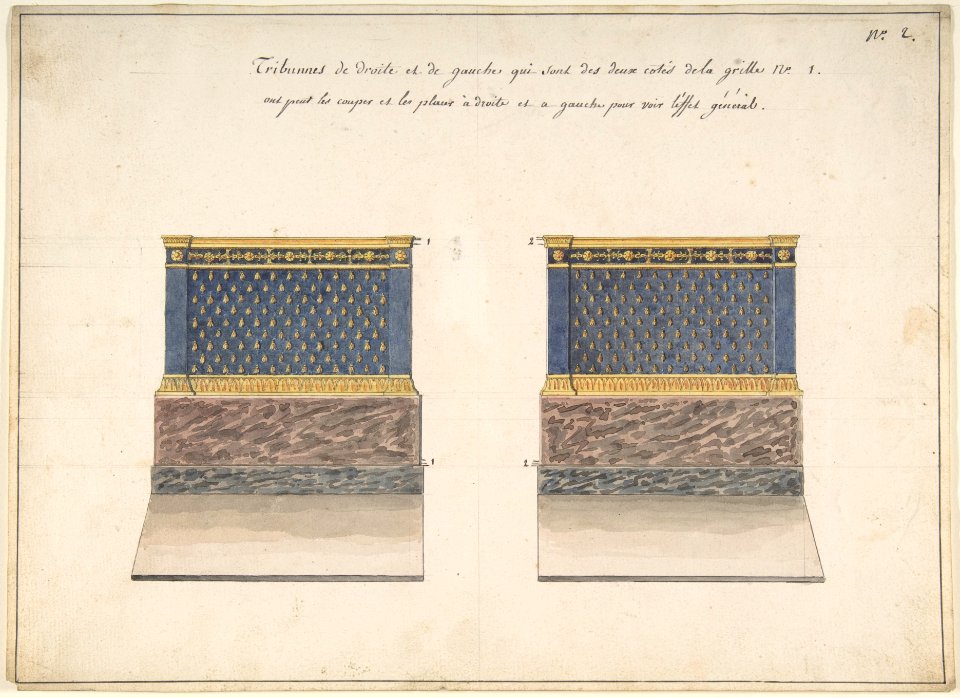 Right and Left Tribunes MET DP807909