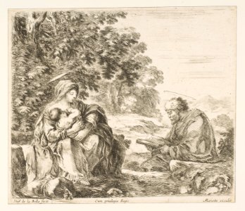 Rest on the Flight into Egypt MET DP817239
