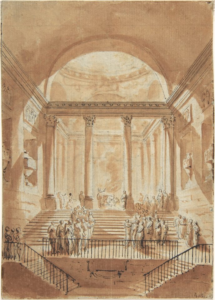 Sacrifice in a Classical Building MET DP808074