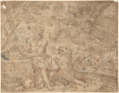 Saint Jerome in the Wilderness MET DP802450