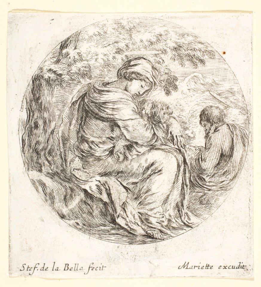 Rest on the Flight into Egypt MET DP817174