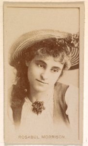 Rosabel Morrison, from the Actresses series (N245) issued by Kinney Brothers to promote Sweet Caporal Cigarettes MET DP859171