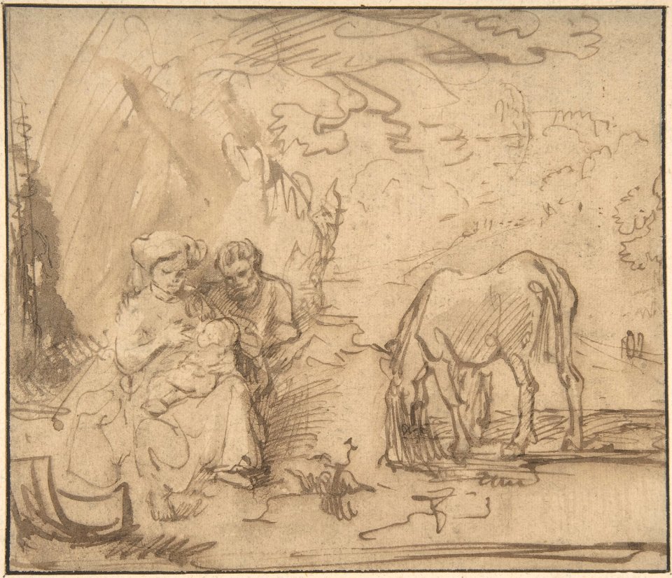 Rest on the Flight into Egypt MET DP800598