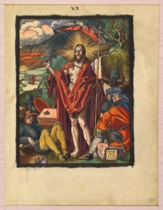 Resurrection, from the Small Woodcut Passion MET DP820405