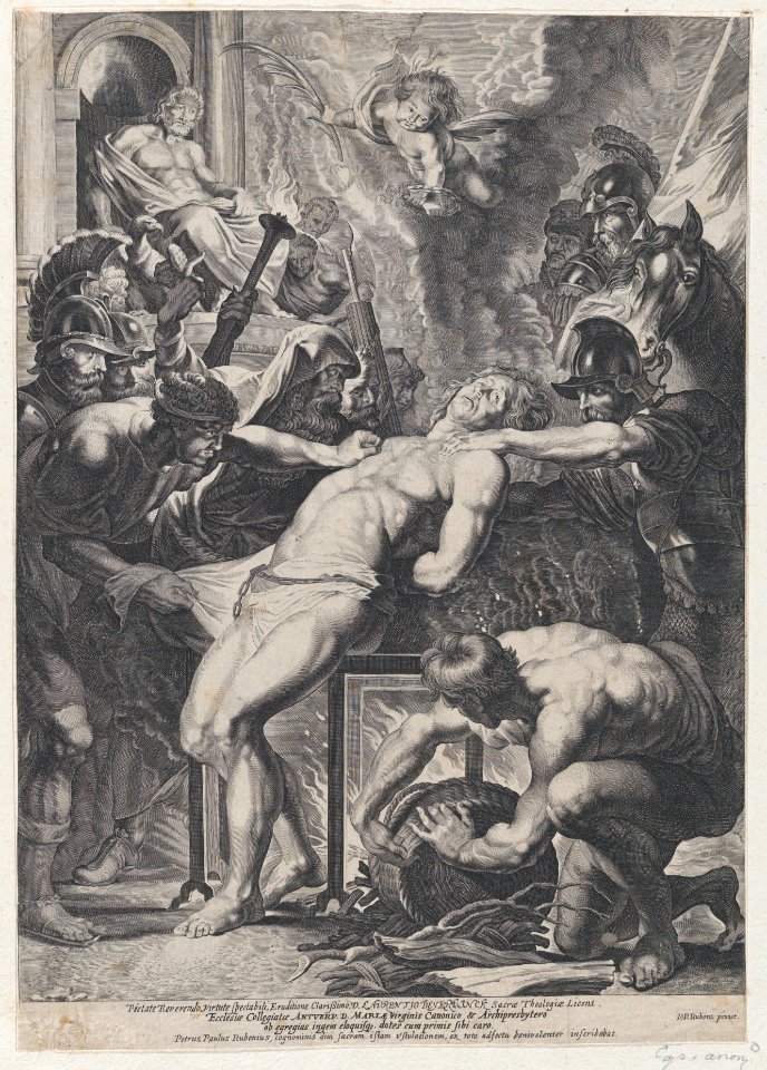 Saint Lawrence at the Stake MET DP876910