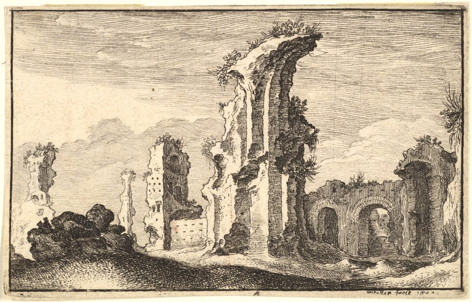 Ruins of St Croix de Jerusalem MET DP829223