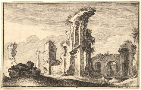 Ruins of St Croix de Jerusalem MET DP829223