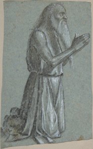 Saint Jerome (recto); Soldier with a Spear (verso) MET DP808278