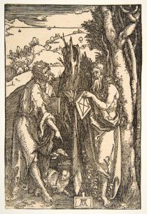 Saint John the Baptist and Saint Onuphrius MET DP816416