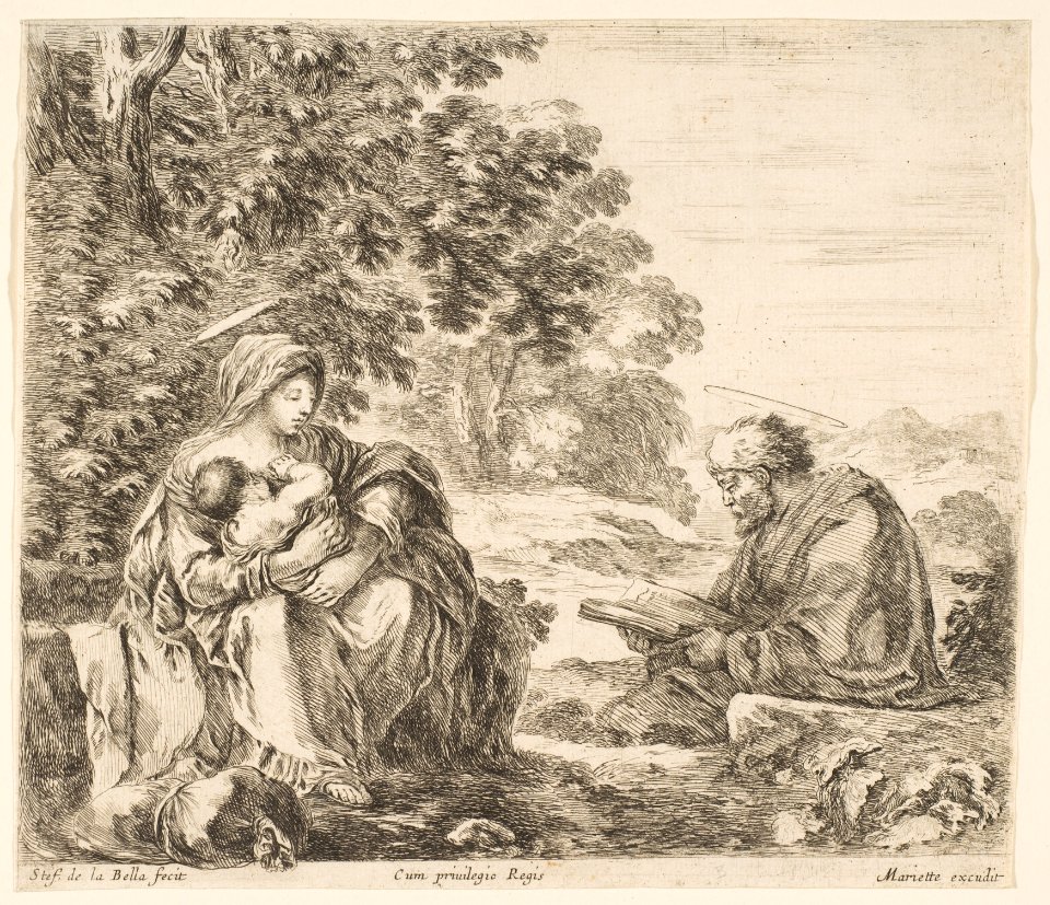 Rest on the Flight into Egypt MET DP817237
