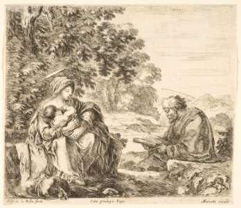 Rest on the Flight into Egypt MET DP817237