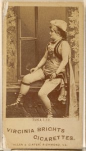 Rosa Lee, from the Actors and Actresses series (N45, Type 1) for Virginia Brights Cigarettes MET DP830473