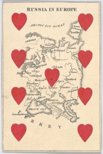 Russia in Europe from Court Game of Geography MET DP862889