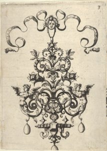 Reverse Copy of Design for a Pendant, from Ars His Myronis Nobilis Effingitus Pagellulis MET DP837146