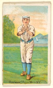 Rosemann, Center Field, Mets, New York, from the Gold Coin series (N284) for Gold Coin Chewing Tobacco MET DP824770