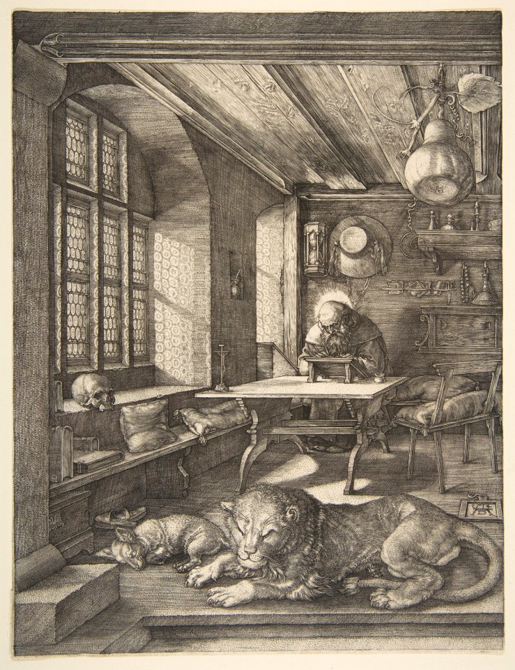 Saint Jerome in His Study MET DP815749
