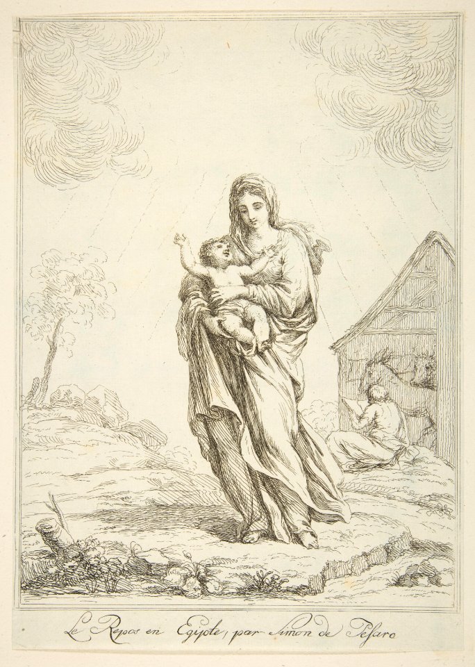 Rest on the flight into Egypt MET DP815226