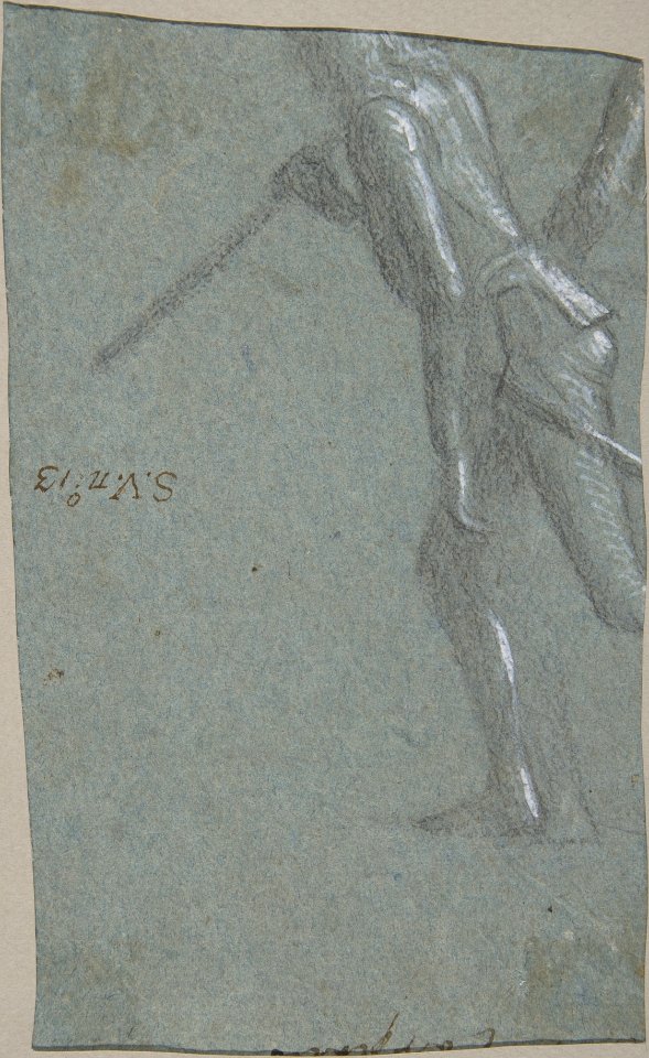 Saint Jerome (recto); Soldier with a Spear (verso) MET DP808279