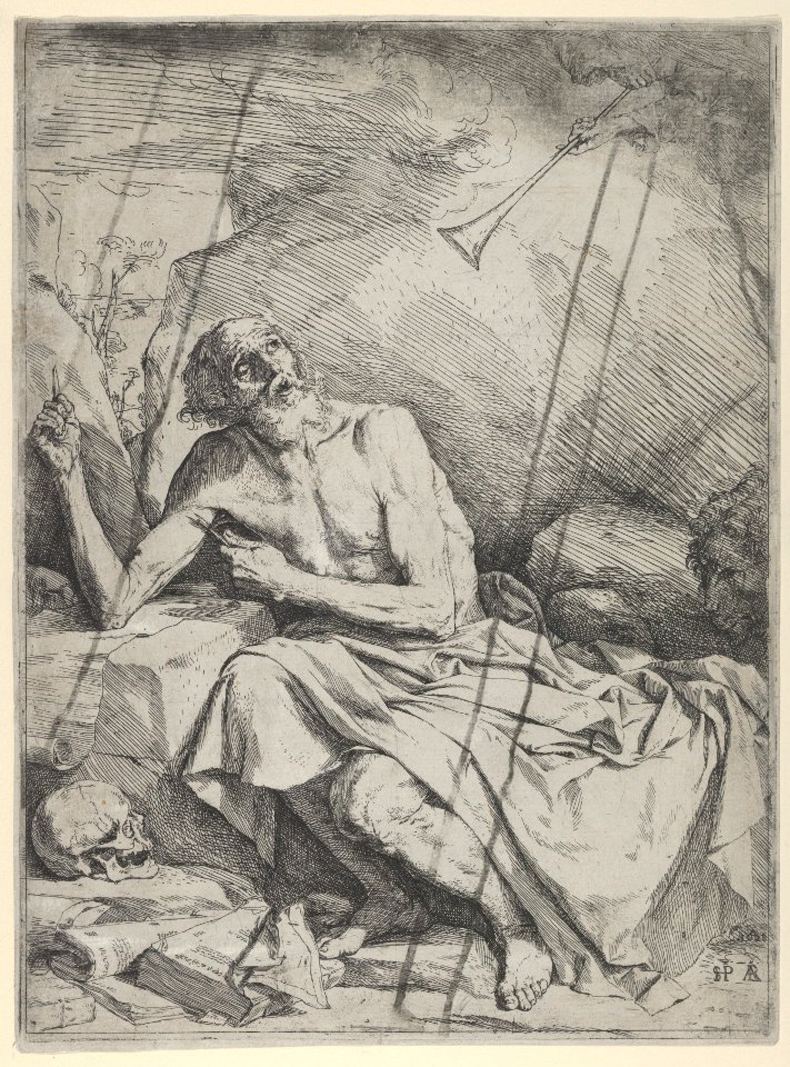 Saint Jerome Hearing the Trumpet of the Last Judgment MET DP836408