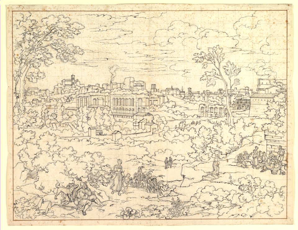 Ruins of the Imperial Palaces in Rome MET DP819695