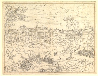 Ruins of the Imperial Palaces in Rome MET DP819695