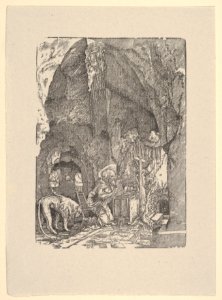 Saint Jerome in Penitence, in a Cave, from Holzschnitte alter Meister gedruckt von den Originalstöcken der Sammlung Derschau im besitz des Staatlichen Kupferstich-kabinetts zu Berlin MET DP833044