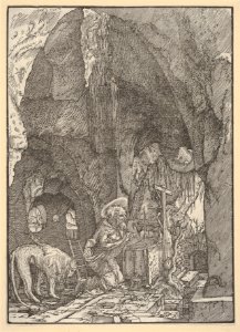 Saint Jerome in Penitence, in a Cave MET DP833043
