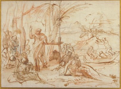 Saint John the Baptist Preaching. MET 1991.184.1
