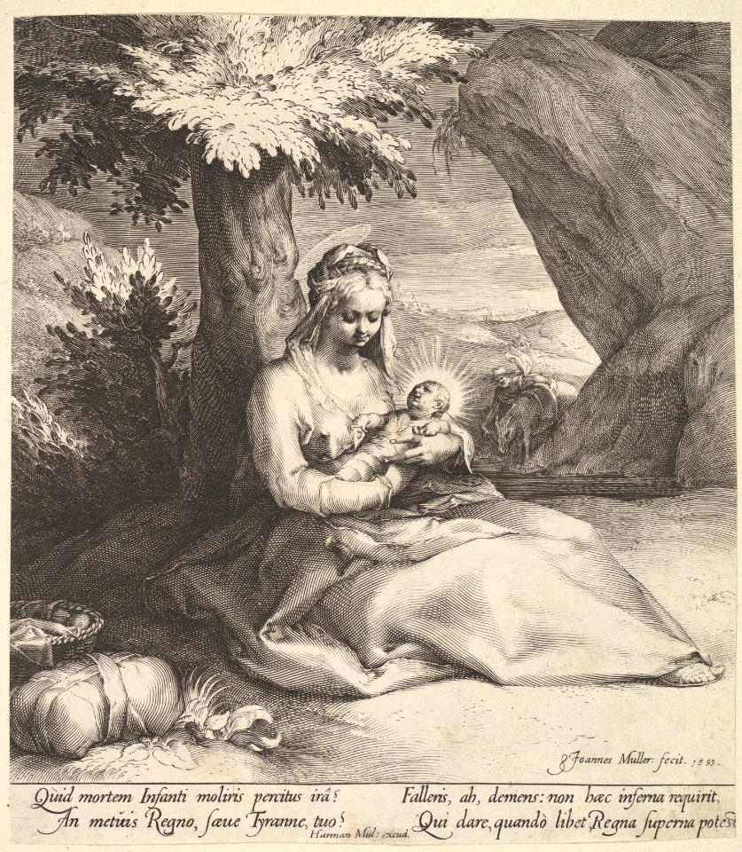 Rest on the Flight into Egypt MET DP825411