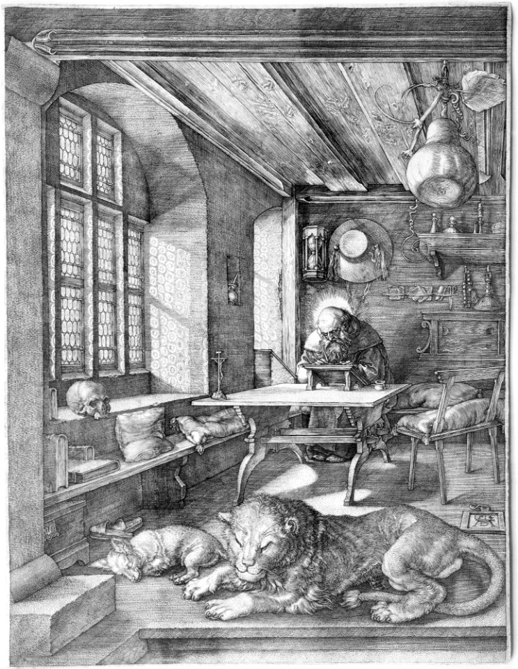 Saint Jerome in His Study MET MM1882