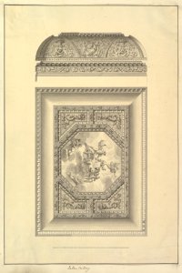 Salon Ceiling, Houghton Hall, Norfolk MET DP829113